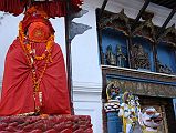 Kathmandu Durbar Square 06 03 Hanuman Statue And Entrance Gate